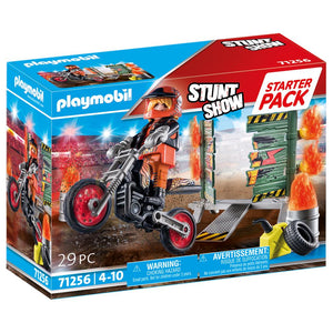 Starterpack Stuntshow Motor Met Vuurmuur - 71256 - Playmobil, 71256 van Playmobil te koop bij Speldorado !