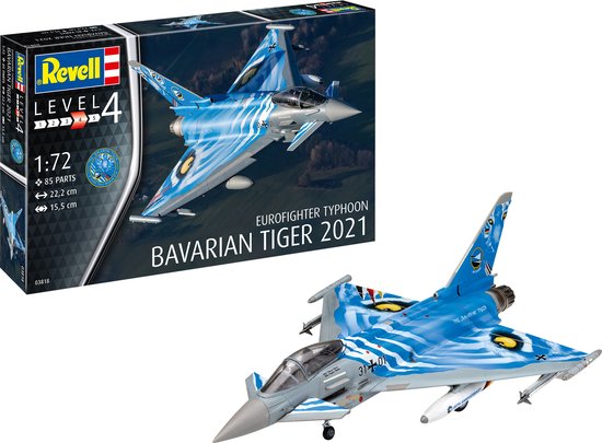 Eurofighter Typhoon "The Bavarian Tiger 2021" - 3818, 3818 van Revell te koop bij Speldorado !