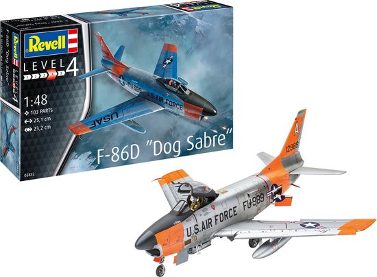 F-86D "Dog Sabre" - 3832, 3832 van Revell te koop bij Speldorado !