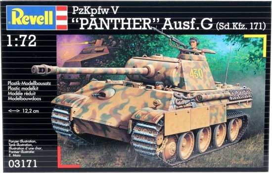 Pzkpfw V Panther Ausf.G (Sd.Kfz. 171) - 3171, 3171 van Revell te koop bij Speldorado !