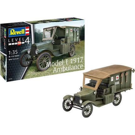 Dit is een foto van het spel Model T 1917 Ambulance te koop bij Speldorado Spellenwinkel Delft