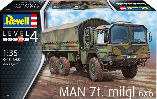 Man 7T Milgl 6X6 - 3291, 3291 van Revell te koop bij Speldorado !