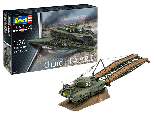 Churchill A.V.R.E. - 3297, 3297 van Revell te koop bij Speldorado !