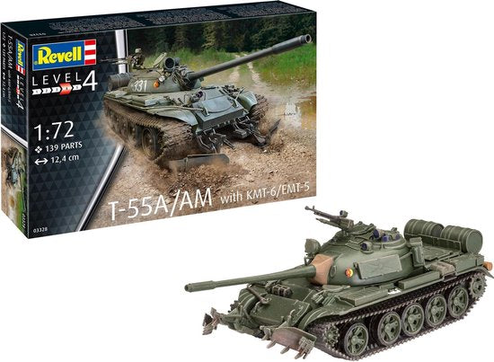 T-55A/Am With Kmt-6/Emt-5 Mine Plough - 3328, 3328 van Revell te koop bij Speldorado !