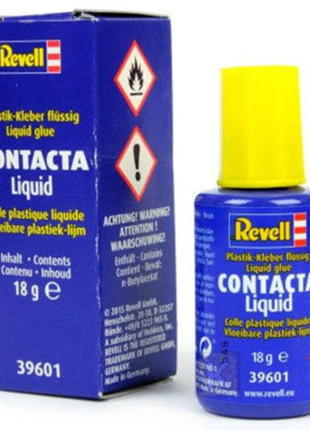 Dit is een foto van het spel Contacta Liquid Glue W/Brush - 18G - 39601 te koop bij Speldorado Spellenwinkel Delft