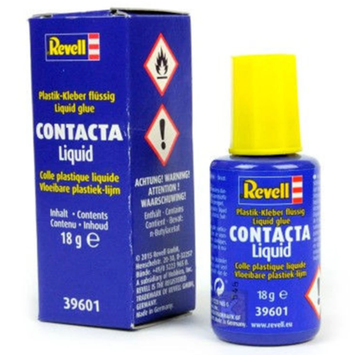 Dit is een foto van het spel Contacta Liquid Glue W/Brush - 18G - 39601 te koop bij Speldorado Spellenwinkel Delft