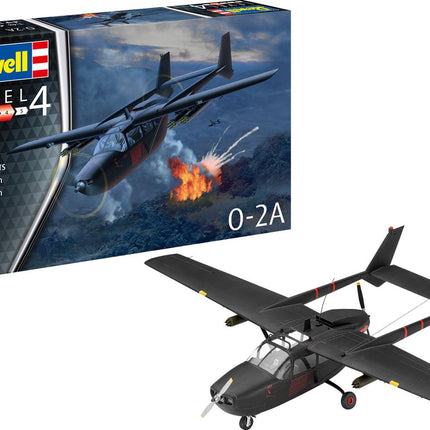 Dit is een foto van het spel O-2A Skymaster Vliegtuig (Bouwpakket) 1:48 - 3819 te koop bij Speldorado Spellenwinkel Delft