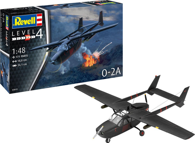 O-2A Skymaster Vliegtuig (Bouwpakket) 1:48 - 3819, 3819 van Revell te koop bij Speldorado !