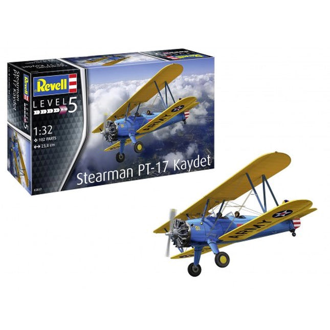 Stearman Pt-17 Kaydet - 3837, 3837 van Revell te koop bij Speldorado !