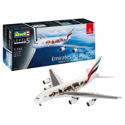 Airbus A380-800 Emirates (United For Wildlife), 3882 van Revell te koop bij Speldorado !