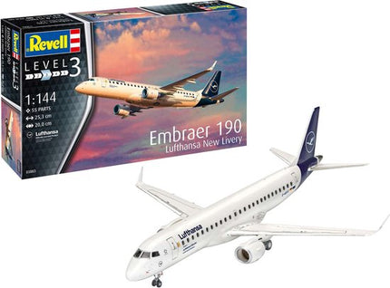 Dit is een foto van het spel Embraer 190 Lufthansa New Livery - 3883 te koop bij Speldorado Spellenwinkel Delft