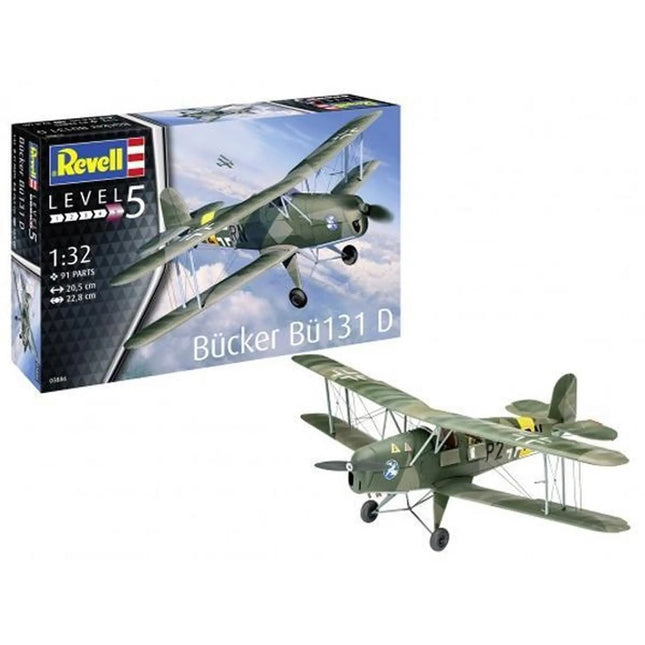 Dit is een foto van het spel Bücker Bü131 D te koop bij Speldorado Spellenwinkel Delft