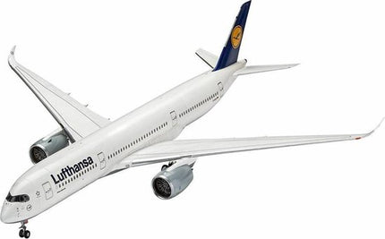 Dit is een foto van het spel Airbus A350-900 Lufthansa te koop bij Speldorado Spellenwinkel Delft