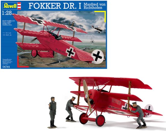 Fokker Dr.I "Richthofen" - 4744, 4744 van Revell te koop bij Speldorado !