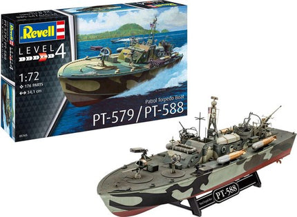 Dit is een foto van het spel Patrol Torpedo Boat Pt-588/Pt-579 - 5165 te koop bij Speldorado Spellenwinkel Delft