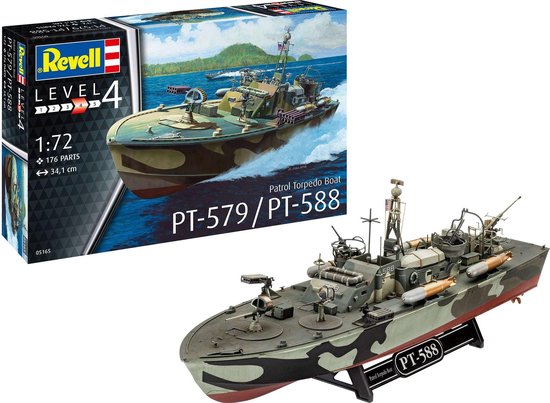Dit is een foto van het spel Patrol Torpedo Boat Pt-588/Pt-579 - 5165 te koop bij Speldorado Spellenwinkel Delft