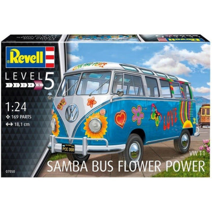 Dit is een foto van het spel VW T1 Samba Bus Flower Power te koop bij Speldorado Spellenwinkel Delft