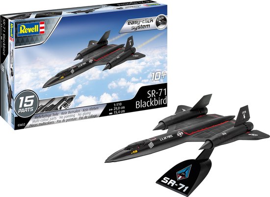 Lockheed Sr-71 Blackbird Easy-Click-System - 3652, 3652 van Revell te koop bij Speldorado !