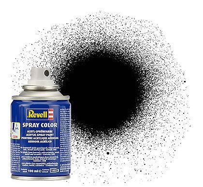 Spray Schwarz, Seidenmatt - 34302 - Revell, 34302 van Revell te koop bij Speldorado !