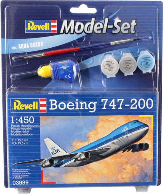 Model Set Boeing 747-200 "Klm" - 63999, 63999 van Revell te koop bij Speldorado !