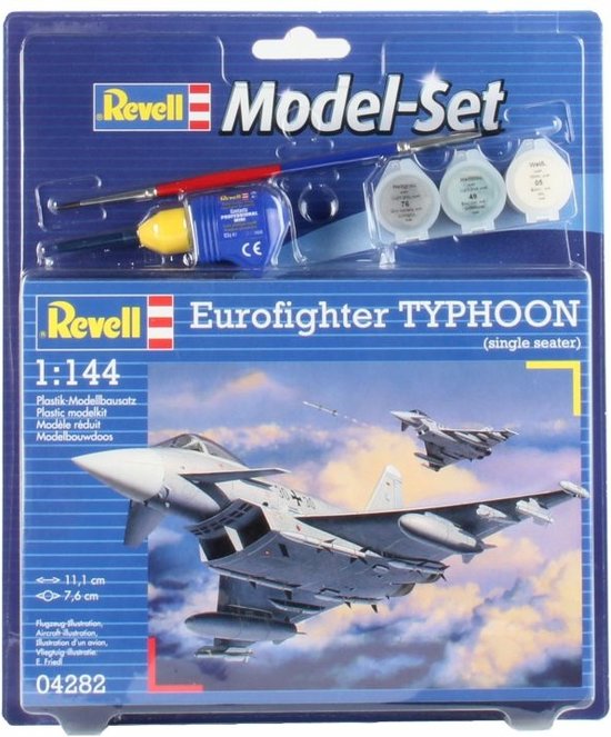 Model Set Eurofighter Typhoon (Single Seater) - 64282, 64282 van Revell te koop bij Speldorado !