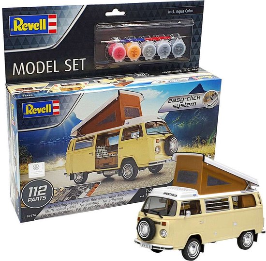 Model Set Vw T2 Camper Easy-Click-System - 67676, 67676 van Revell te koop bij Speldorado !