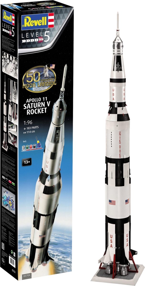 03704 - Apollo 11 Saturn V Rocket, 3704 van Revell te koop bij Speldorado !