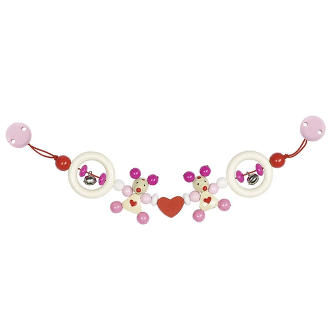 Kinderwagenketting, Muis (Rosa), 763460 van Gollnest & Kiesel te koop bij Speldorado !