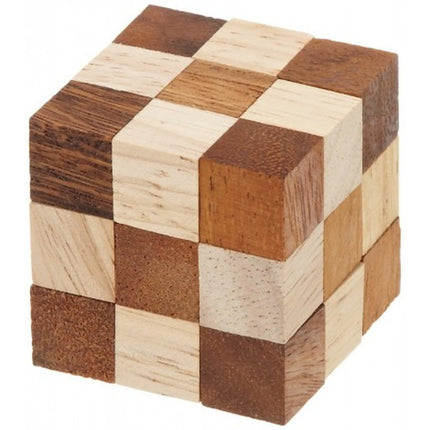 Dit is een foto van het spel Slangenkubus Puzzel Klein te koop bij Speldorado Spellenwinkel Delft