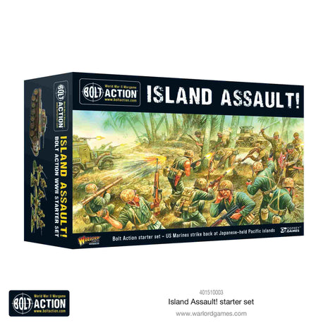 Island Assault! Starter Set voor Bolt Action - japanners infantry schaal 1:58 miniatuur