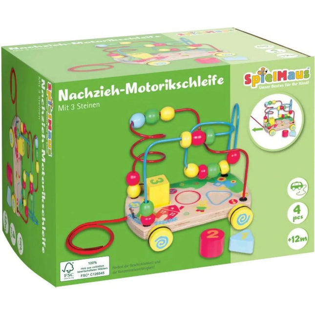 Auto Om Voor Te Trekken, Met Motoriekspel, 40770810 van Vedes te koop bij Speldorado !