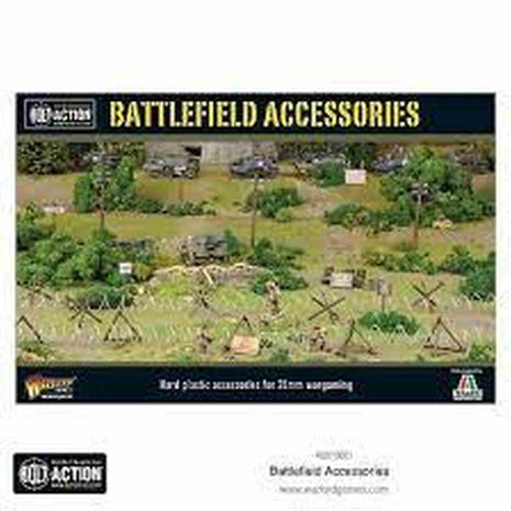 Battlefield Accessories voor Bolt Action - terrein scenery schaal 1:58 miniatuur