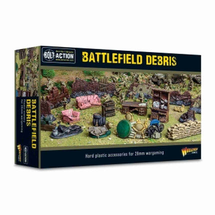 Dit is een foto van het spel Battlefield Debris - Bolt Action te koop bij Speldorado Spellenwinkel Delft
