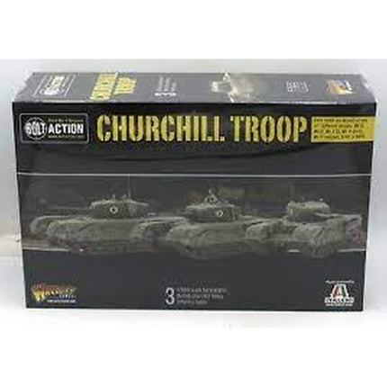 Dit is een foto van het spel Churchill Troop - Bolt Action te koop bij Speldorado Spellenwinkel Delft