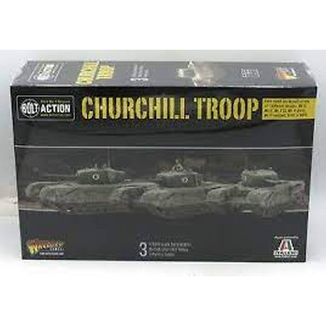 Churchill Troop voor Bolt Action - engelsen vehicle schaal 1:58 miniatuur