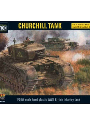 Churchill Infantry Tank voor Bolt Action - engelsen vehicle schaal 1:58 miniatuur