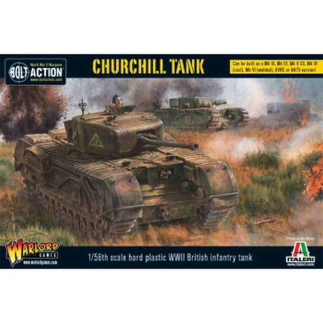 Churchill Infantry Tank voor Bolt Action - engelsen vehicle schaal 1:58 miniatuur
