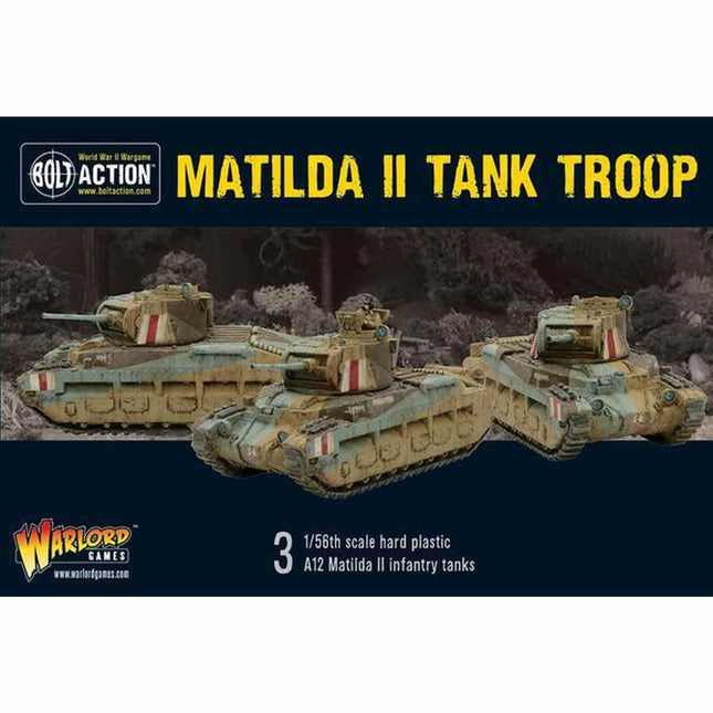 Dit is een foto van het spel Matilda Ii Troop - Bolt Action te koop bij Speldorado Spellenwinkel Delft