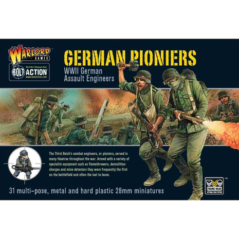 German Pioneers voor Bolt Action - duitsers infantry schaal 1:58 miniatuur