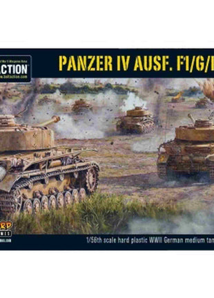 Panzer IV Ausf. F1/G/H Medium Tank voor Bolt Action - duitsers vehicle schaal 1:58 miniatuur