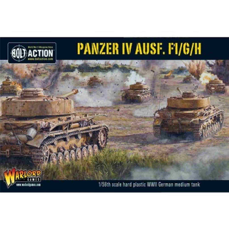 Panzer IV Ausf. F1/G/H Medium Tank voor Bolt Action - duitsers vehicle schaal 1:58 miniatuur