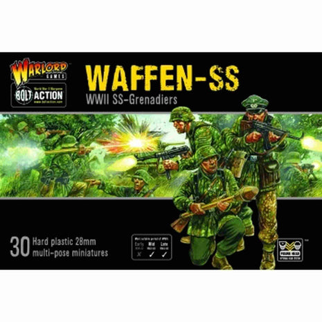 Waffen SS voor Bolt Action - duitsers infantry schaal 1:58 miniatuur