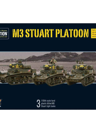 M3 Stuart Troop voor Bolt Action - engelsen vehicle schaal 1:58 miniatuur