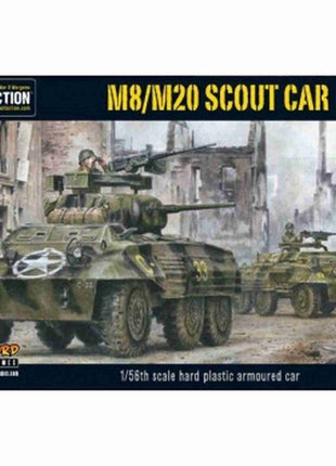 M8/M20 Greyhound Scout Car voor Bolt Action - engelsen vehicle schaal 1:58 miniatuur