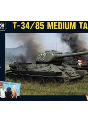 T34/85 Medium Tank voor Bolt Action - russen vehicle schaal 1:58 miniatuur