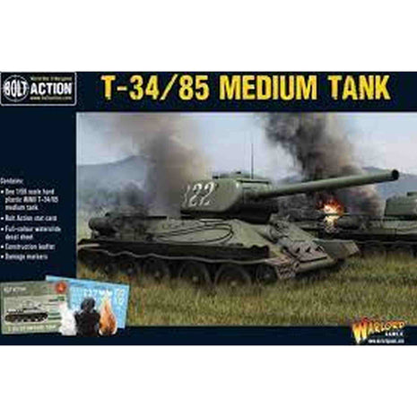 T34/85 Medium Tank voor Bolt Action - russen vehicle schaal 1:58 miniatuur