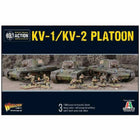 Kv1/2 Platoon voor Bolt Action - russen vehicle schaal 1:58 miniatuur