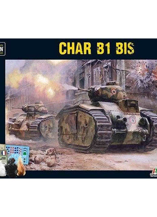 Char B1 bis voor Bolt Action - fransen vehicle schaal 1:58 miniatuur