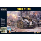 Char B1 bis voor Bolt Action - fransen vehicle schaal 1:58 miniatuur