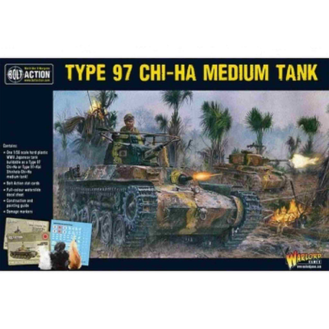 Dit is een foto van het spel Typ-97 Chi-Ha Medium Tank te koop bij Speldorado Spellenwinkel Delft